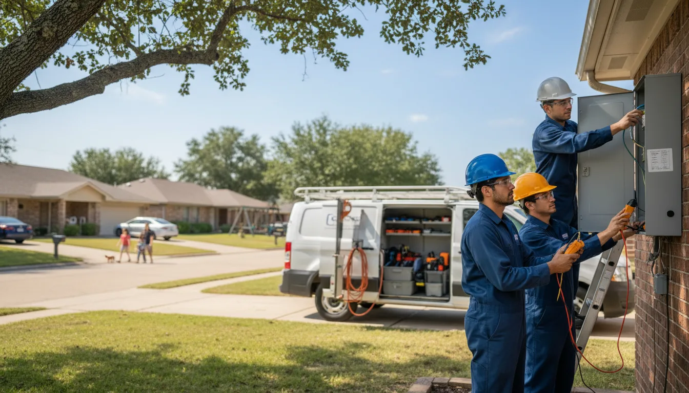 Certified electrician providing emergency electrical services in Lane, SD